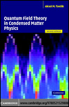 Quantum Field Theory in Condensed Matter Physics